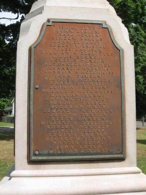 Cheshire Civil War Monument [South face] image. Click for full size.