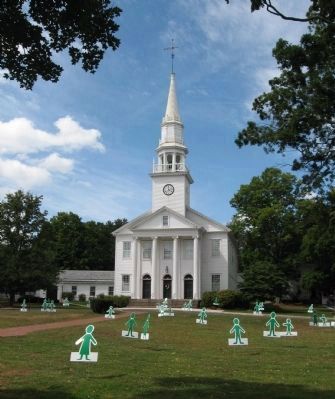 The current First Congregational Church built in 1827.. Click for full size. The current First Congregational Church built in 1827. image. Click for full size.