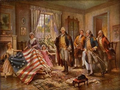 <i>The Birth of Old Glory</i>. Click for full size. <i>The Birth of Old Glory</i> image. Click for full size.
