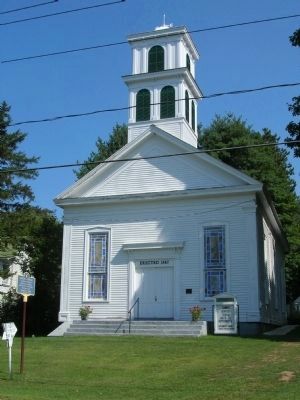 Batchellerville Presbyterian Church & Marker image. Click for full size.