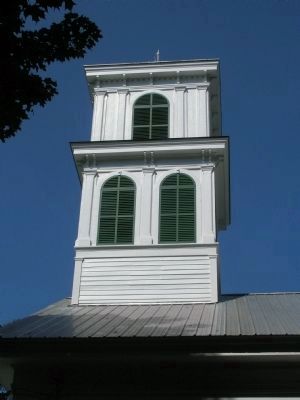 Batchellerville Presbyterian Church Bell Tower Detail image. Click for full size.