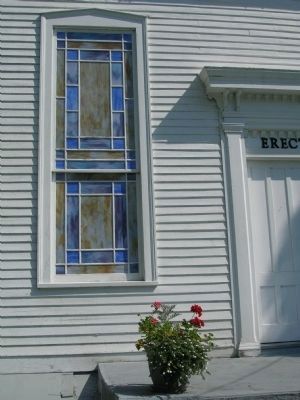 Batchellerville Presbyterian Church Window Detail image. Click for full size.