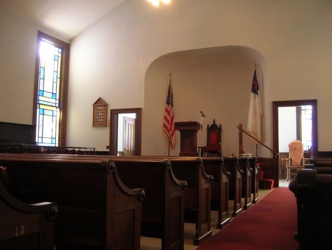 Batchellerville Presbyterian Church Sanctuary image. Click for full size.