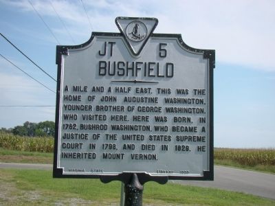 Bushfield Marker image. Click for full size.