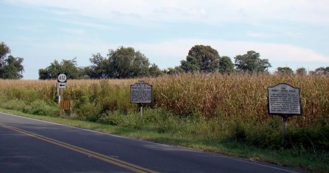 Two Markers on Route 202 at Route 612 North image. Click for full size.