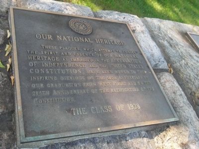 Our National Heritage Marker image. Click for full size.