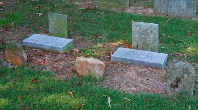 William & Sarah Hendrix Tombstones -<br>Located Adjacent to the Cabin image. Click for full size.