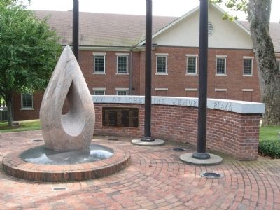 Town of Cheshire Memorial Plaza image. Click for full size.