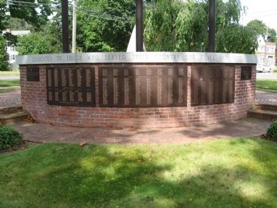 Dedicated to Those Who Served Their country for Peace and Freedom image. Click for full size.