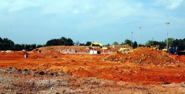 Construction Site of the New Abner Creek Baptist Church. Click for full size. Construction Site of the New Abner Creek Baptist Church image. Click for full size.