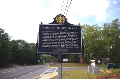 Hamilton Female College Marker image. Click for full size.