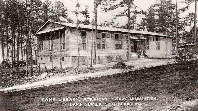 Camp Library, Camp Sevier, SC image. Click for full size.