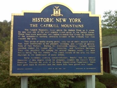 The Catskill Mountains Marker image. Click for full size.