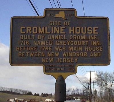 Site of Cromline House Marker image. Click for full size.
