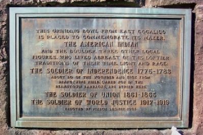 The American Indian and the American Soldier Marker image. Click for full size.