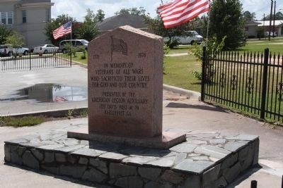 Jeff Davis County Veterans Memorial Marker image. Click for full size.