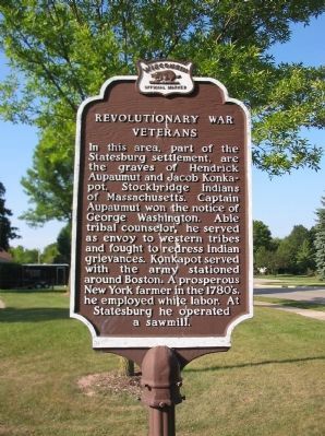 Revolutionary War Veterans Marker. Click for full size. Revolutionary War Veterans Marker image. Click for full size.