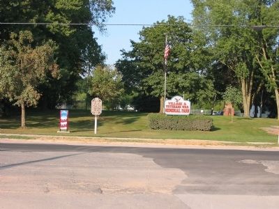 Denmark Marker / Veterans War Memorial Park image. Click for full size.