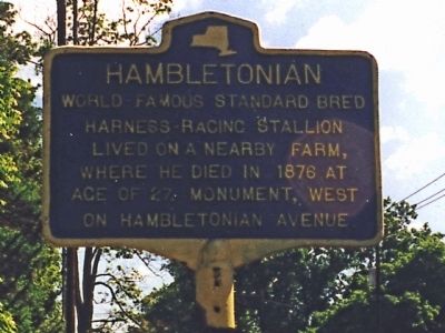 Hambletonian Marker image. Click for full size.