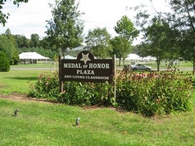 Medal of Honor Plaza and “Living Classroom”. Click for full size. Medal of Honor Plaza and “Living Classroom” image. Click for full size.
