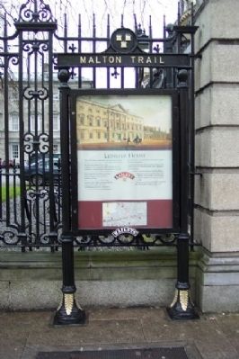 Leinster House Marker image. Click for full size.