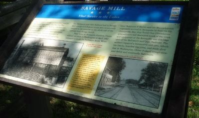 Savage Mill Marker image. Click for full size.