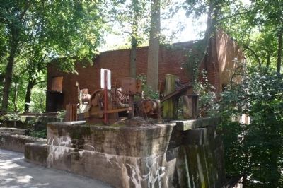 Savage Mill - ruins of wheel house seen from above. Click for full size. Savage Mill - ruins of wheel house seen from above image. Click for full size.