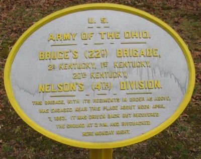 Bruce's Brigade Tablet. Click for full size. Bruce's Brigade Tablet image. Click for full size.