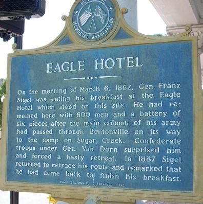 Eagle Hotel Marker image. Click for full size.