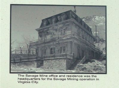 Savage Mining Co. Office and Mansion image. Click for full size.