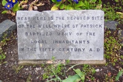 Saint Patrick's Well Marker. Click for full size. Saint Patrick's Well Marker image. Click for full size.