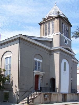 The First African Baptist Church Marker right of door. Click for full size. The First African Baptist Church Marker right of door image. Click for full size.