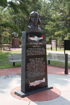 as mentioned, The Tuskegee Airmen Monument image. Click for full size.