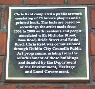 Chris Reid Oral History Artwork Project Marker image. Click for full size.