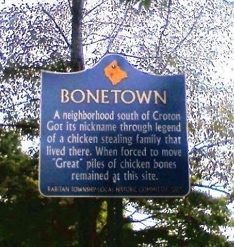 Bonetown Marker. Click for full size. Bonetown Marker image. Click for full size.