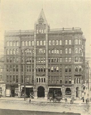 Pioneer Building - 1900. Click for full size. Pioneer Building - 1900 image. Click for full size.