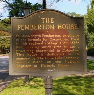 The Pemberton House Marker image. Click for full size.