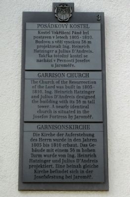 Garrison Church Marker image. Click for full size.