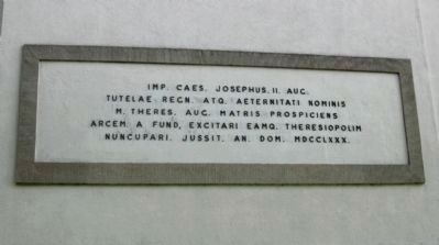 Dedication Plaque on the Northern Side of the Church image. Click for full size.