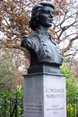 Countess Constance Markievicz Memorial image. Click for full size.
