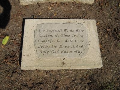 Base of Marker. Click for full size. Base of Marker image. Click for full size.