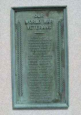 Prospect Soldiers' Monument [ South plaque ] image. Click for full size.