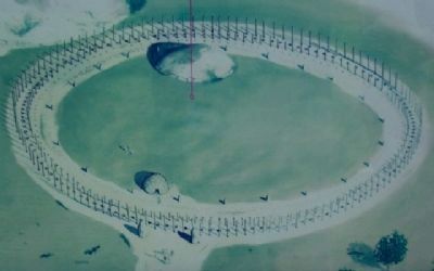 Woodhenge/Pit circle Representation on Marker. Click for full size. Woodhenge/Pit circle Representation on Marker image. Click for full size.