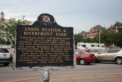 Union Station & Riverfront Park Marker image. Click for full size.