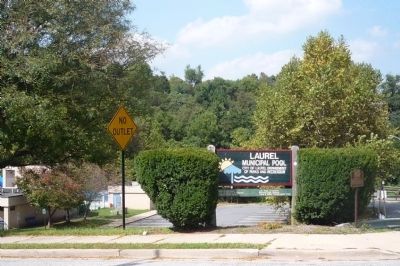Laurel Cotton Mill and Dam Marker. Click for full size. Laurel Cotton Mill and Dam Marker image. Click for full size.
