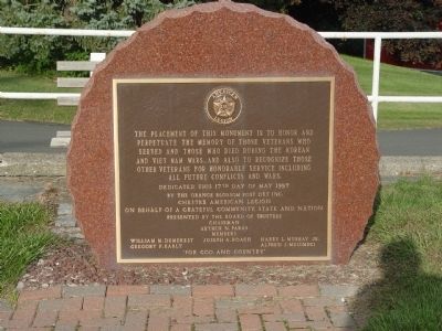 Korean and Viet Nam Wars Monument. Click for full size. Korean and Viet Nam Wars Monument image. Click for full size.