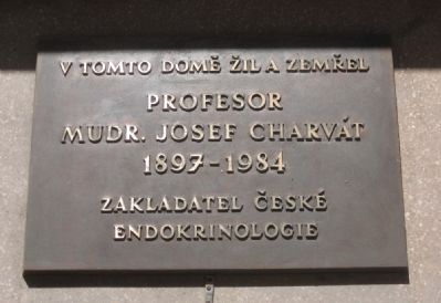 Josef Charvát Marker. Click for full size. Josef Charvát Marker image. Click for full size.