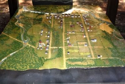 Colonial Dorchester layout as displayed at park office image. Click for full size.