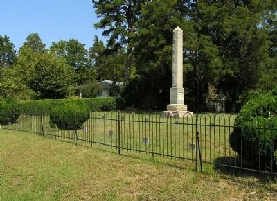 Moore's Hill Confederate Cemetery. Click for full size. Moore's Hill Confederate Cemetery image. Click for full size.