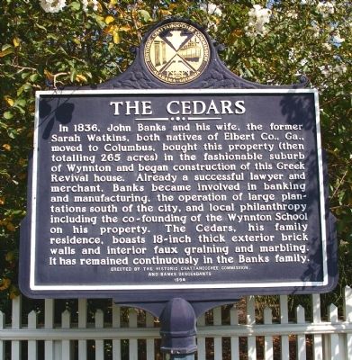 The Cedars Marker image. Click for full size.